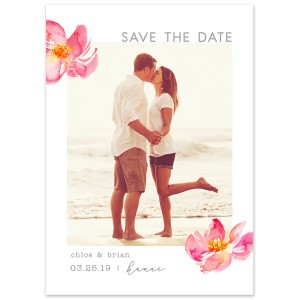 Photo Save the Date Card and Magnet